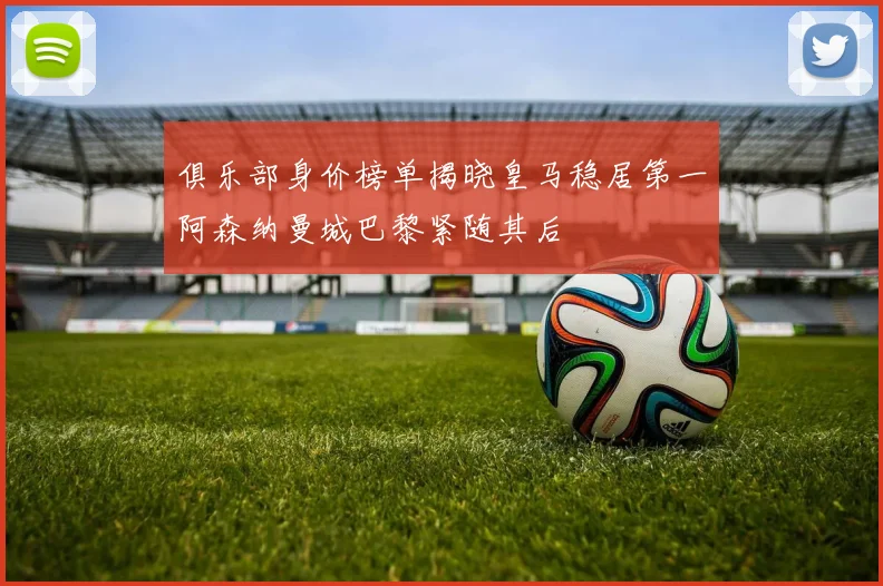 俱乐部身价榜单揭晓皇马稳居第一阿森纳曼城巴黎紧随其后